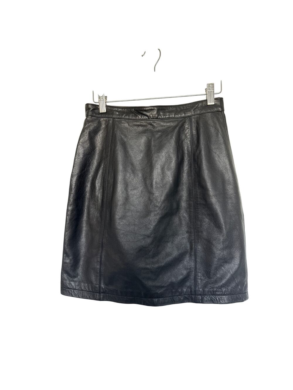 Vintage 90s Wilsons Leather Maxima Leather Pencil Skirt, 8